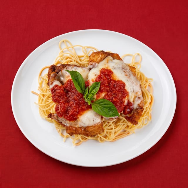 Chicken Parmesan Pasta.