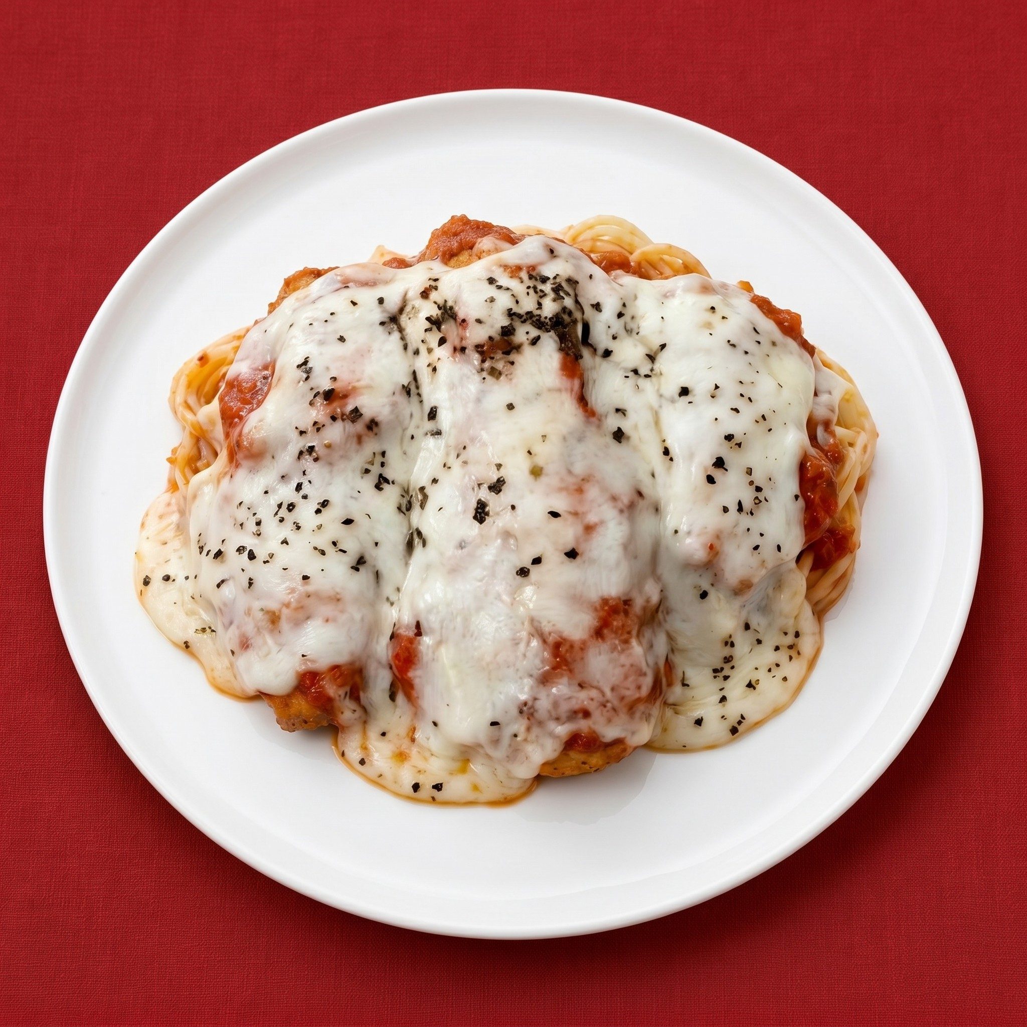 Chicken Parmesan Pasta.