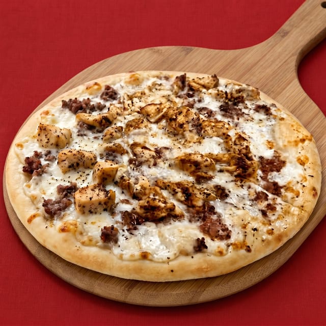 Chicken Bacon Ranch Pizza.