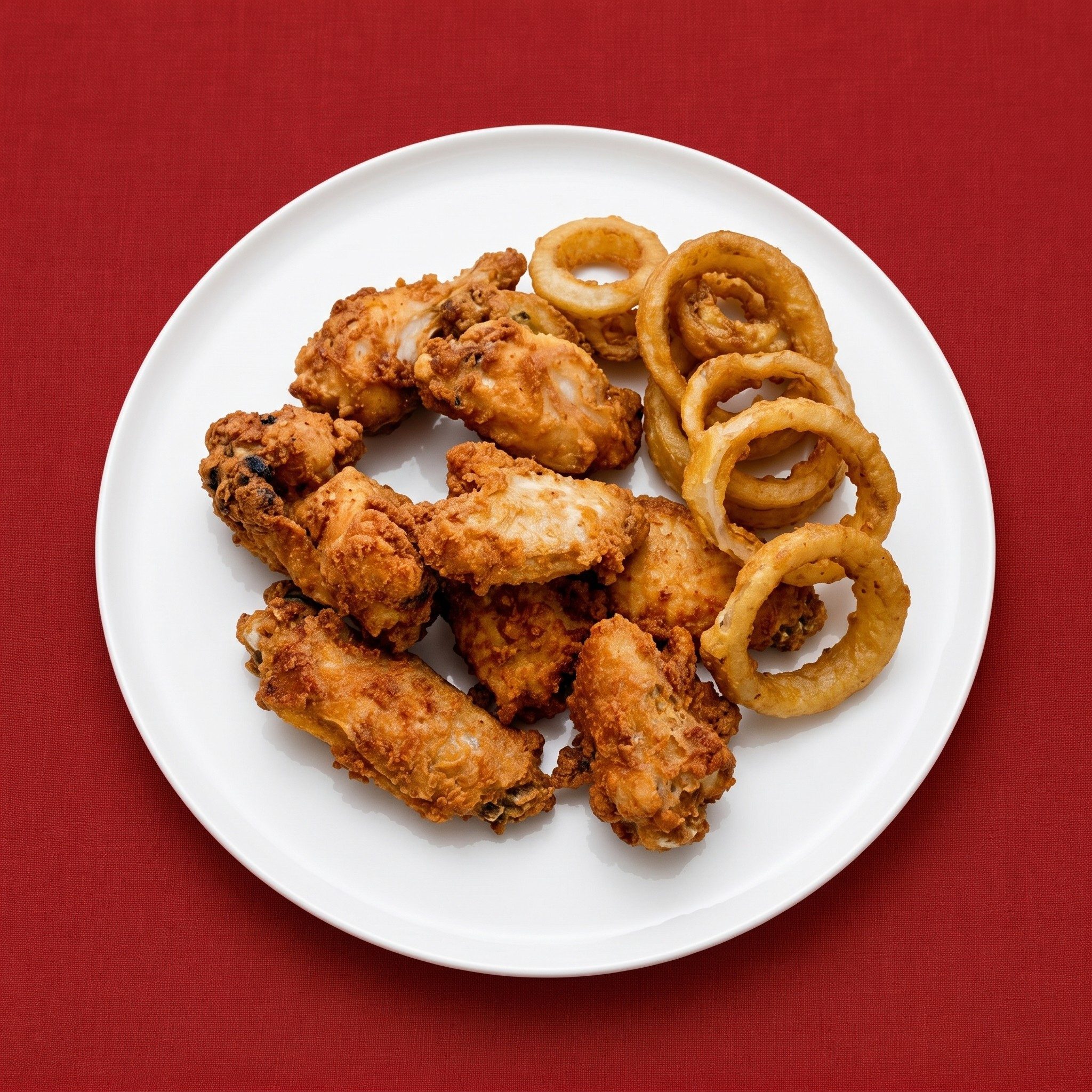 Chicken Wing Dinner.